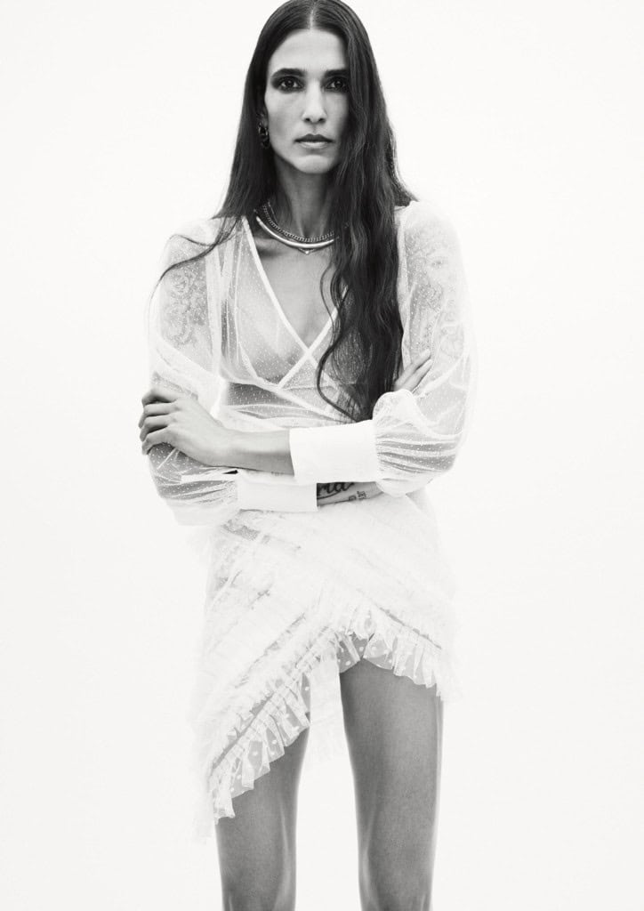 Dress: Atoir Necklace: New York Adorned Earring: Lauren Rubinski Repossi