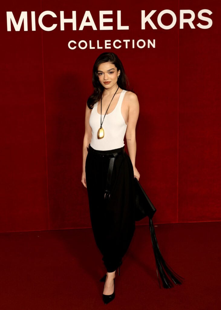 Rachel Zegler attends the Michael Kors Collection