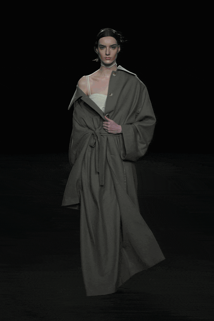 color portraits of runway models, fashion photography