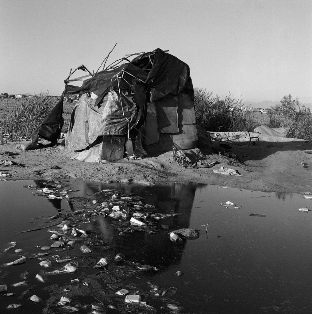 Crossroads, 1986, from the series of the same name, gelatin silver print. Courtesy Stevenson, Cape Town, Johannesburg, Amsterdam, 2026