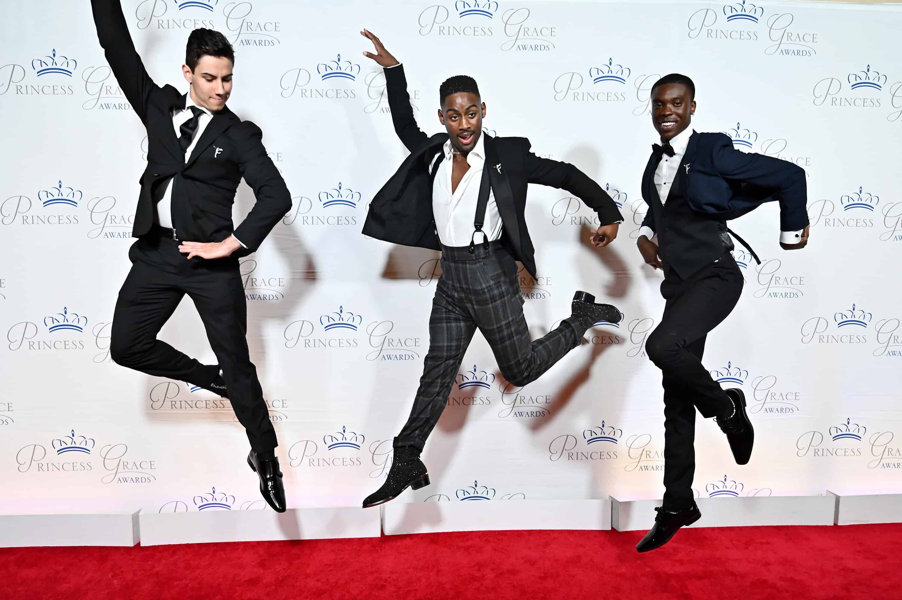 Princess Grace Film Award Roman Mejia, Jared Brown and Stanley Glover attend the 2019 Princess Grace Awards Gala on November 25, 2019 in New York City. (Photo by Astrid Stawiarz/Getty Images for Princess Grace Foundation USA)