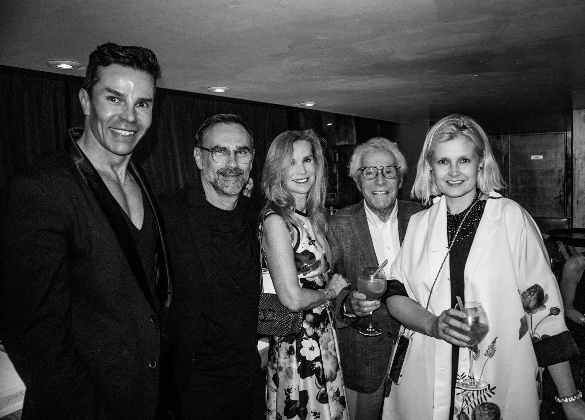 Patrick duffy, Julien Crouigneau, Laura Restelli Brizard, Jean Daniel Lorieux & Mia Macfarlane at Manko. © Helwane Cessa.