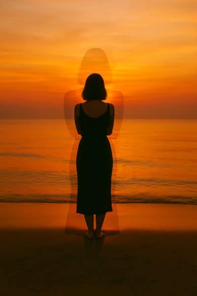 woman in stillness