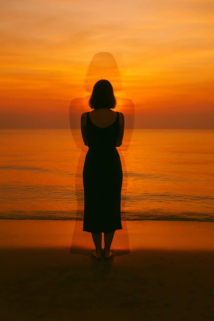 woman in stillness