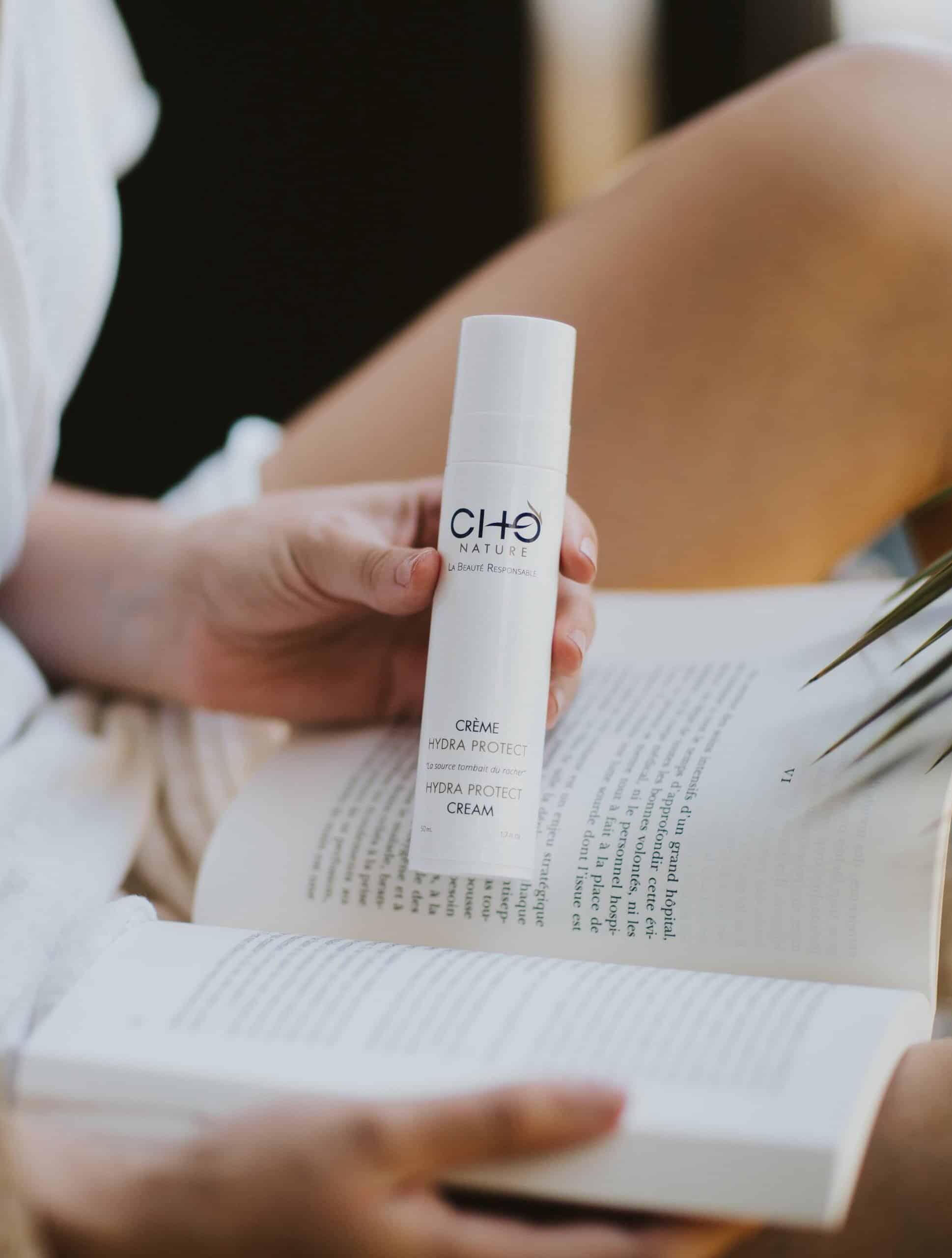  CHO Nature Hydra Protect face cream – lightweight daily hydration and suncare shield.