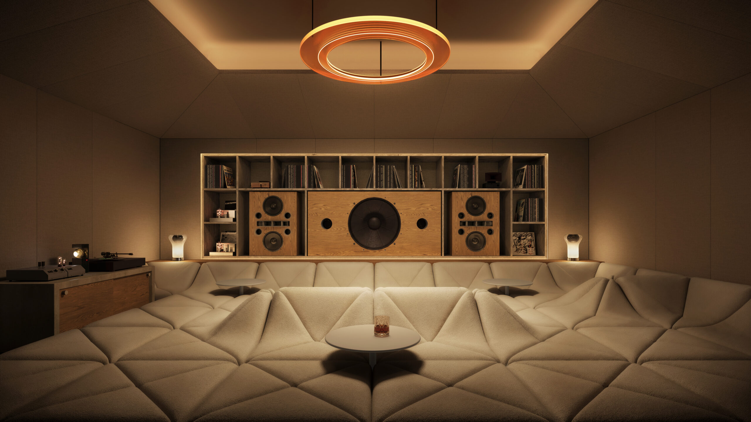 STYLUS Private Members Club with Acoustic Salon "Courtesy of O'Neill Rose Architects"