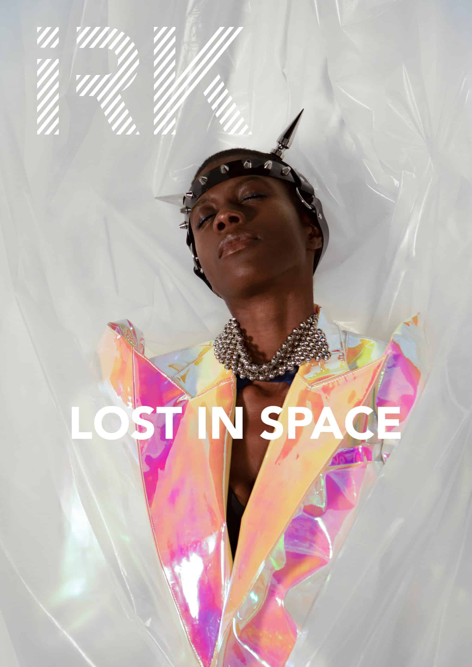 IRK cover. Headband WeirdBrain Creation, Necklace Lorette Colé Duprat, Jacket Seyit Ares,
Makeup Artist Ruby Mazuel