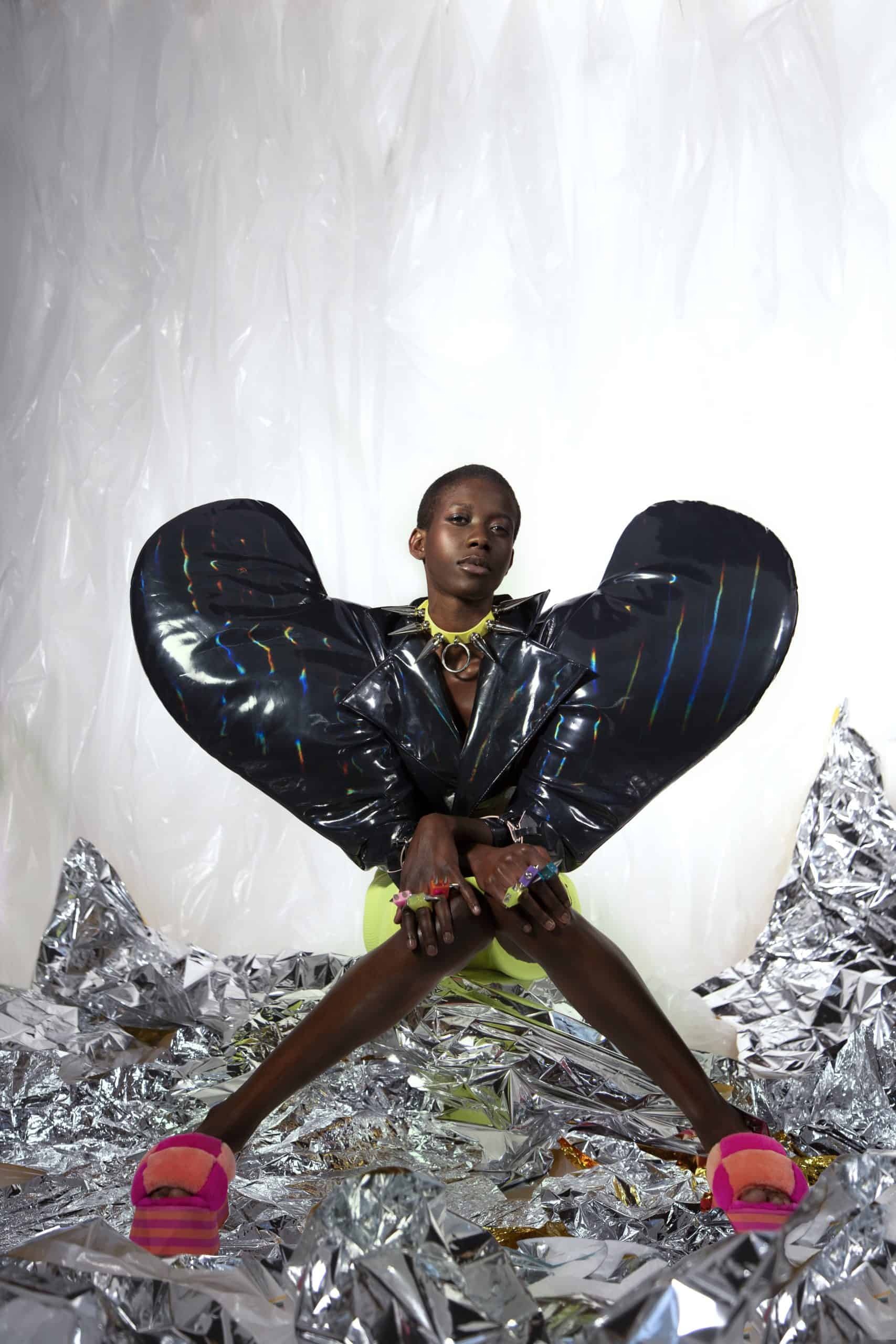 French Cowboy photoshoot with Necklace WeirdBrain Creation, Ring tkf.studio, Jacket Seyit Ares.