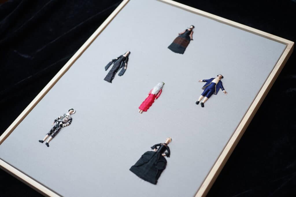 Valentina Lobos Embroidery for Netflix's Wednesday