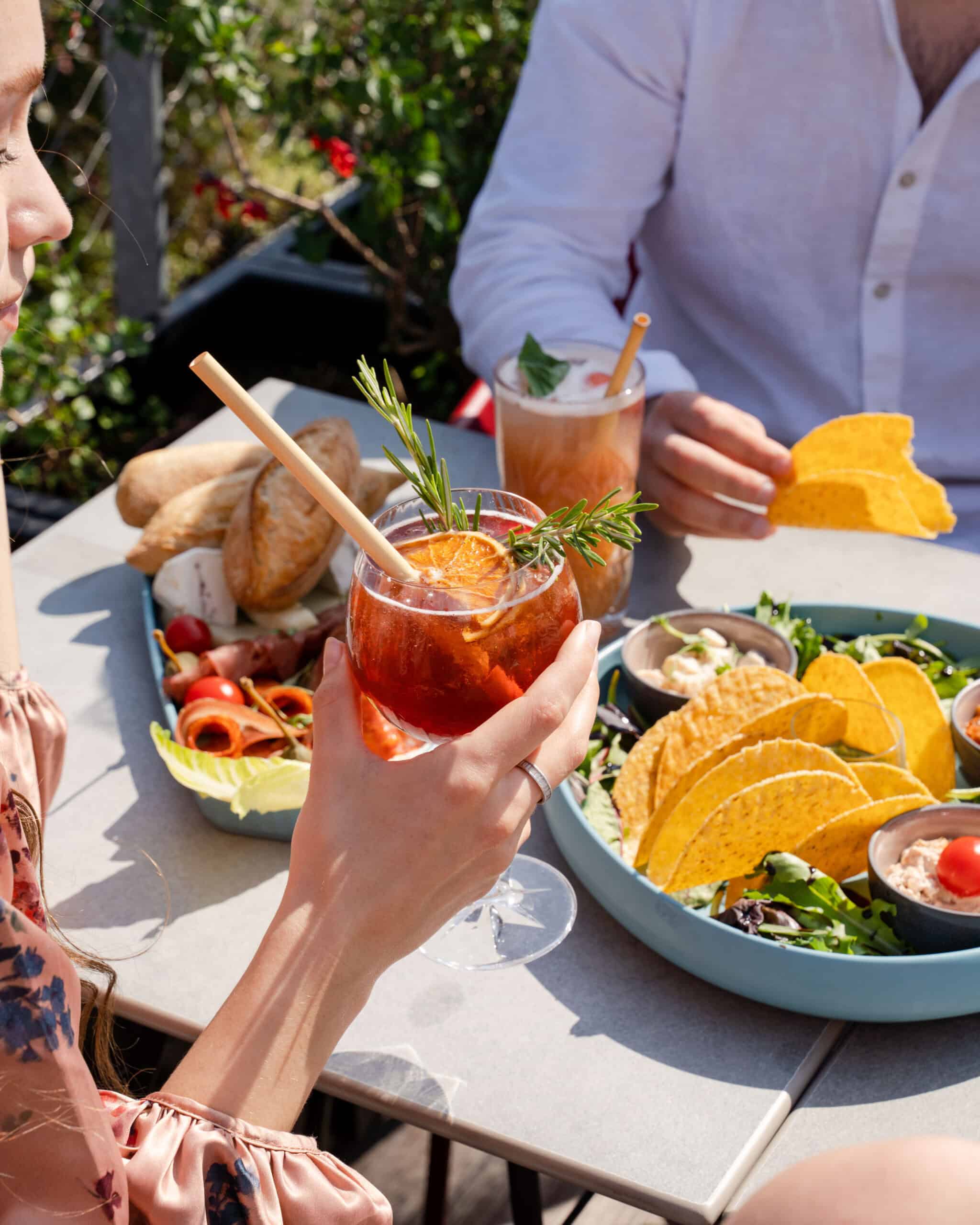 Laho Rooftop Drinks and food