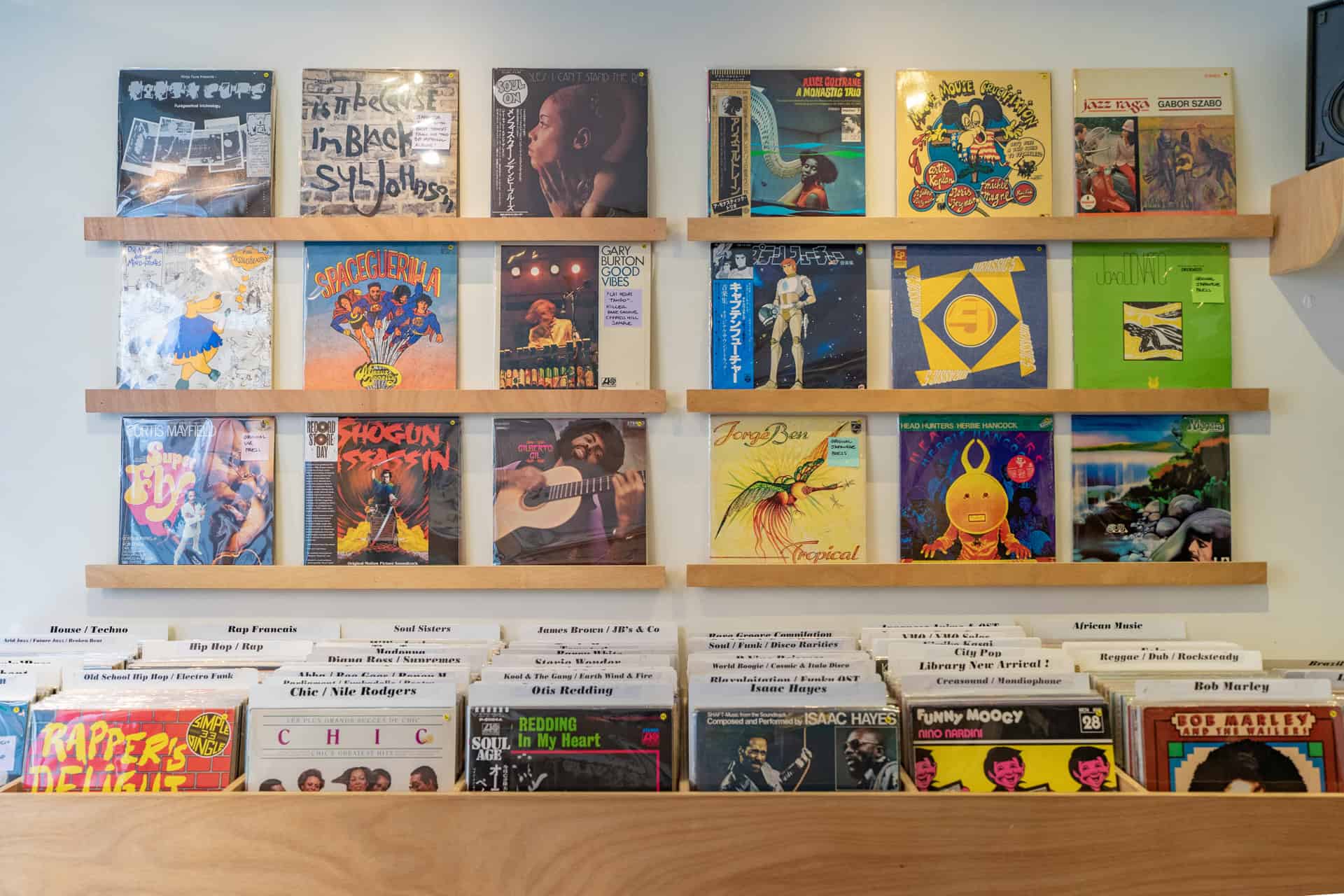 Listen record shop.