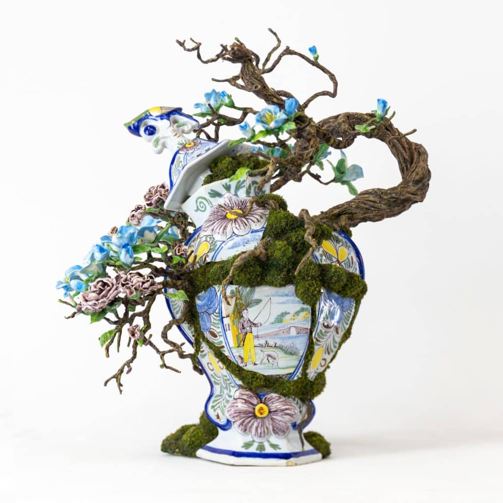 Patrick Bergsma nature reclaims porcelain