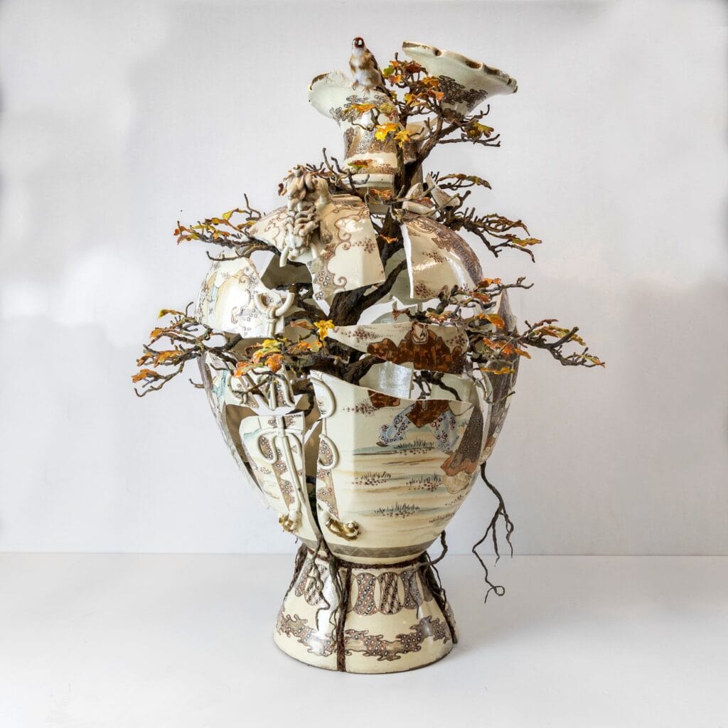 Patrick Bergsma nature reclaims porcelain