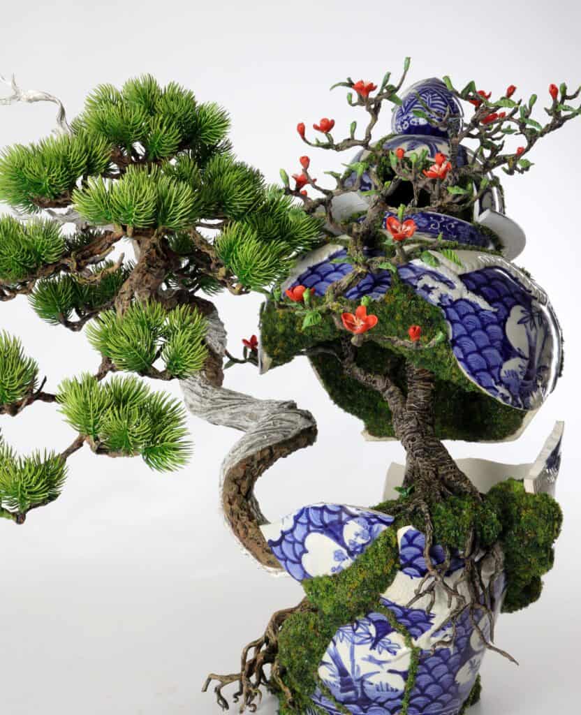 Patrick Bergsma nature reclaims porcelain