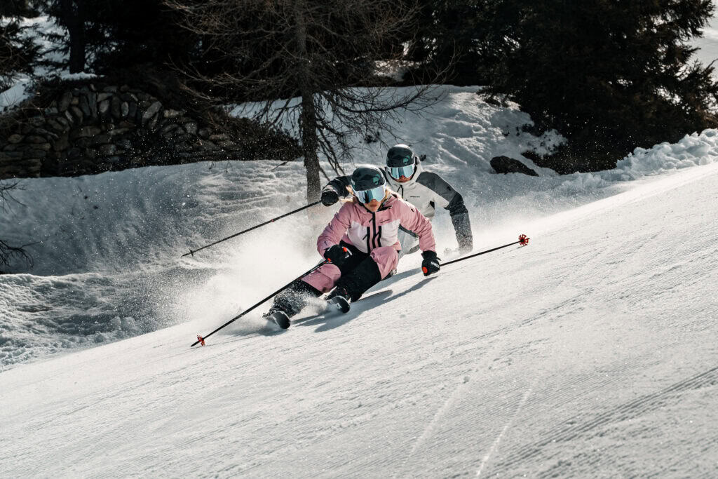 mountain style, ski, snowboard