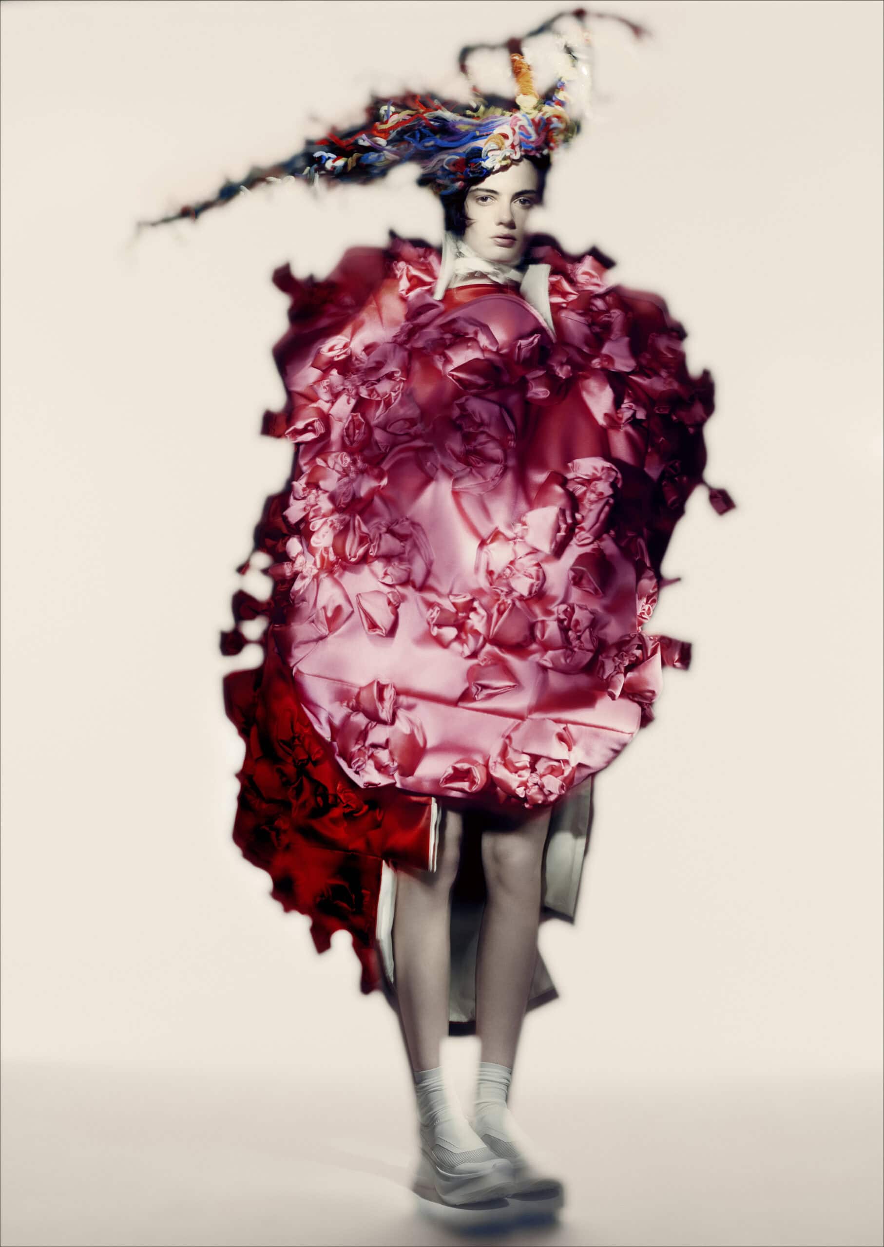 Sihana for "Blood & Roses", Studio Luce, Paris, January 5th, 2017 c-print on Fujiflex paper No. 89654.03 © Paolo Roversi