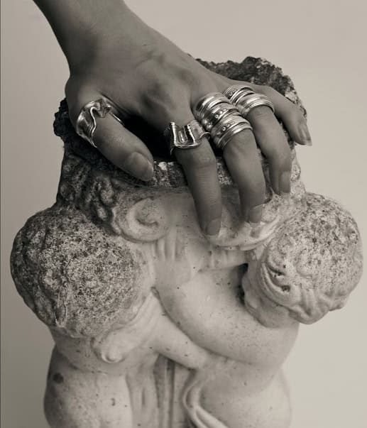 Rings designed by Yesel Ken-Eli Moukoukenoff Reliquat Pairs