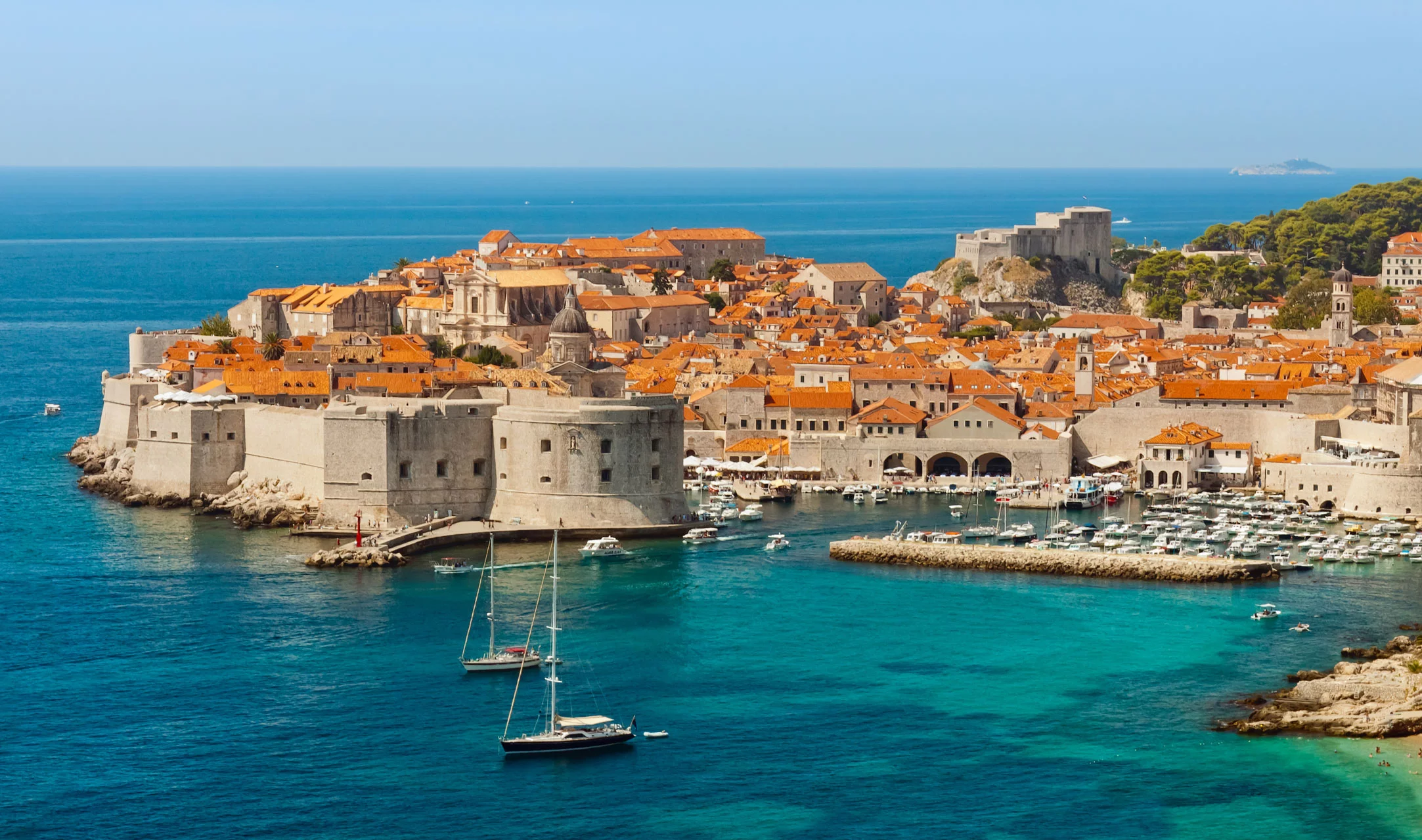 color landscape photograph of croatia