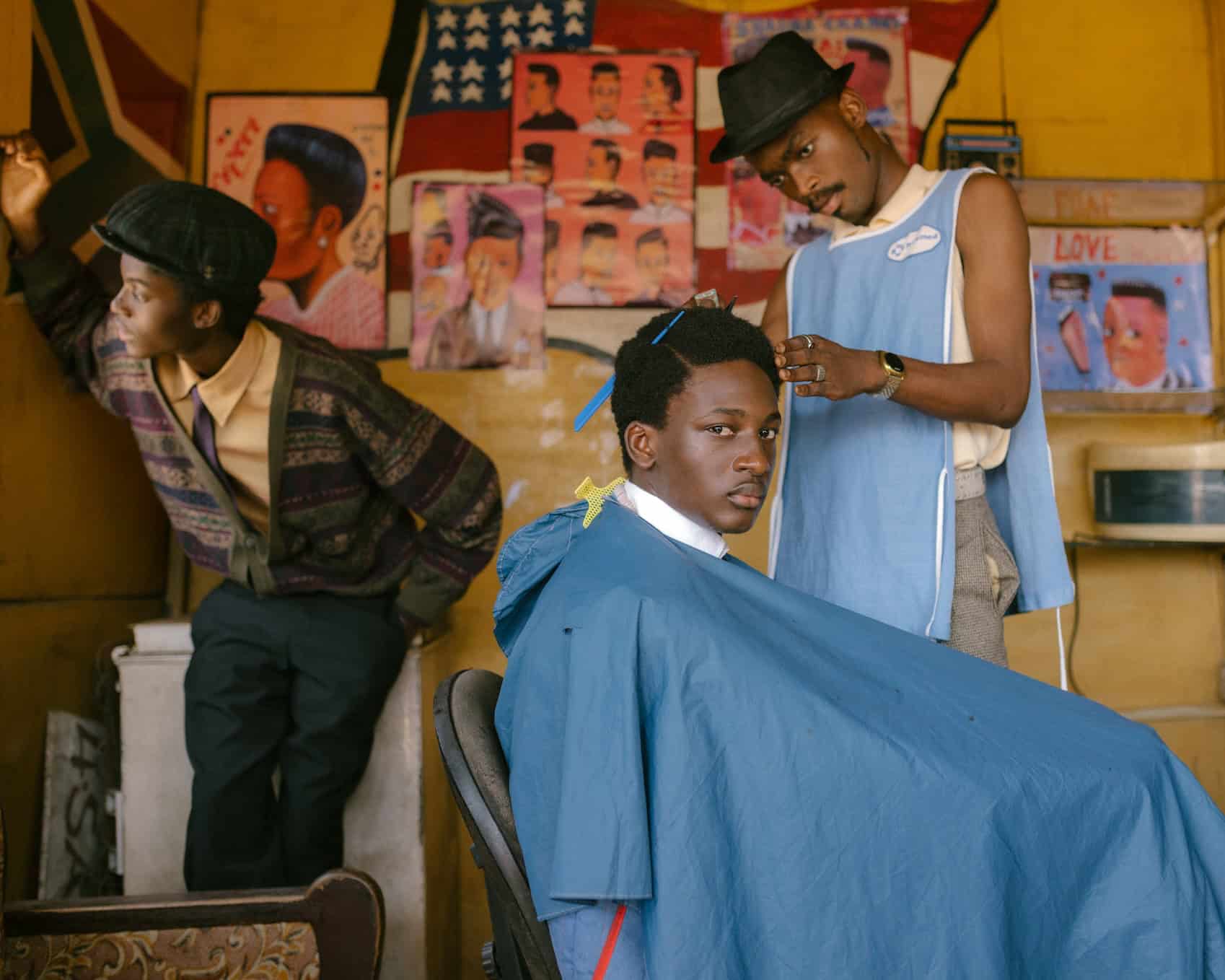 Carlos Idun-Tawiah
"The Barbershop", Accra, Ghana, 2023. Archival Pigment Print. One
Size Only 61 × 76.2cm - 2023
Alta