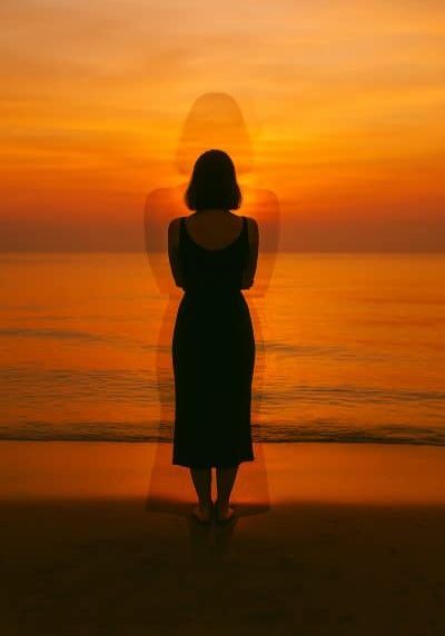 woman in stillness
