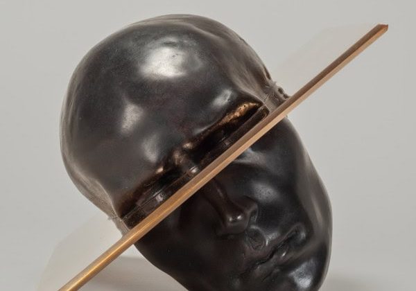 Bronze head Sculpture by Joanna Allen