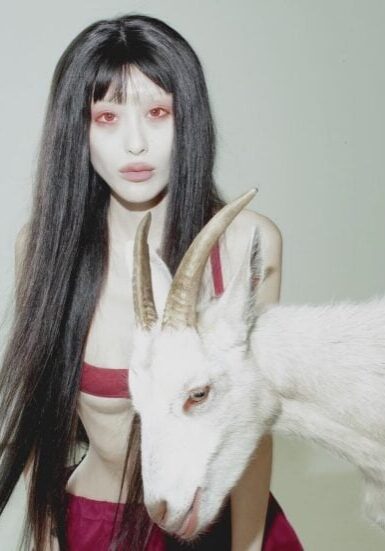 Voyeur Voyeur Model and Goat