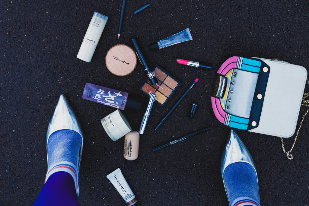 MAC Cosmetics on the street editorial photo