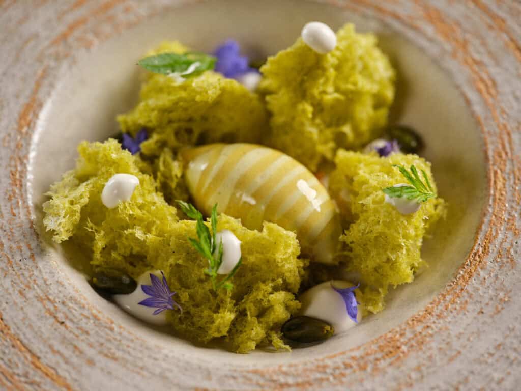Myrtos Aegina Pistachio Cake Credit Claude Okamoto