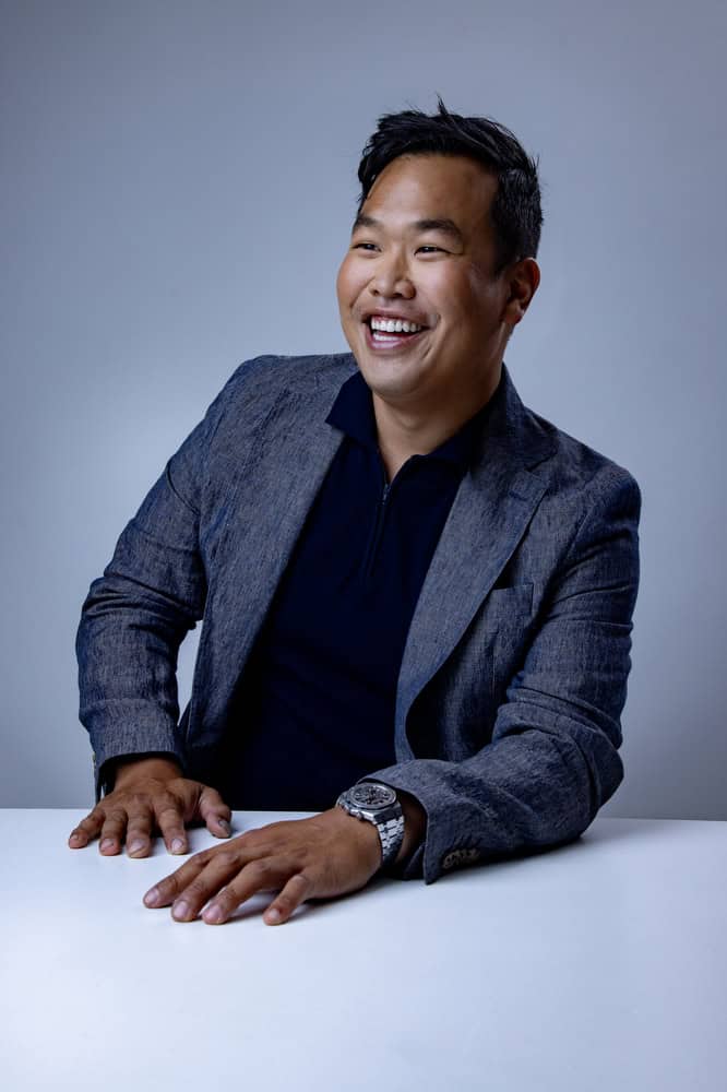 chef buddha wearing coat and pants by Fradi. Watch Audemars Piguet