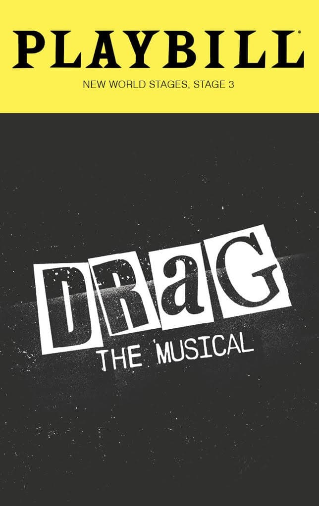 Drag The Musical Playbill