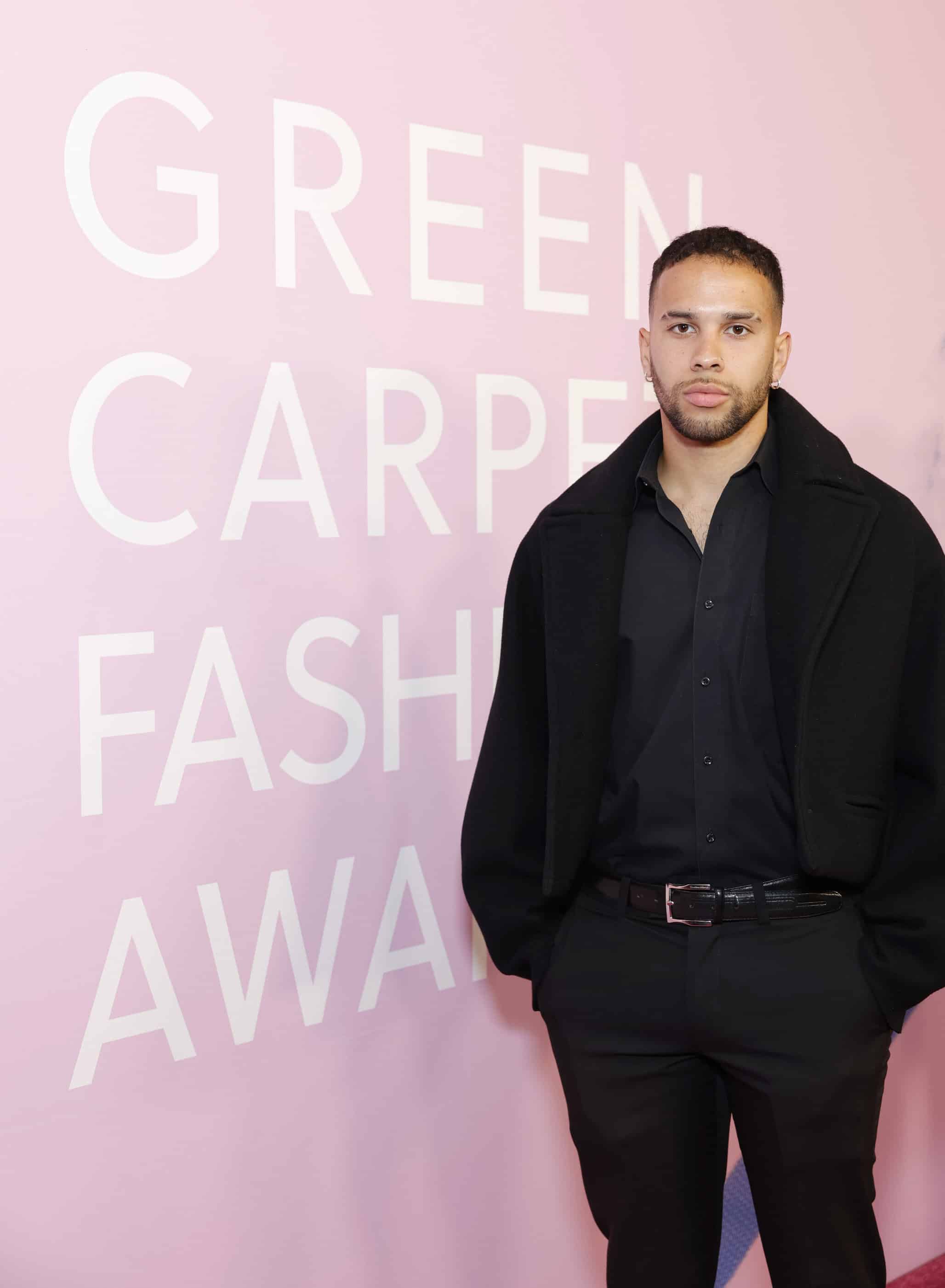Adam Perry on red carpet at Green Carper Fashion Awards, fashion photography