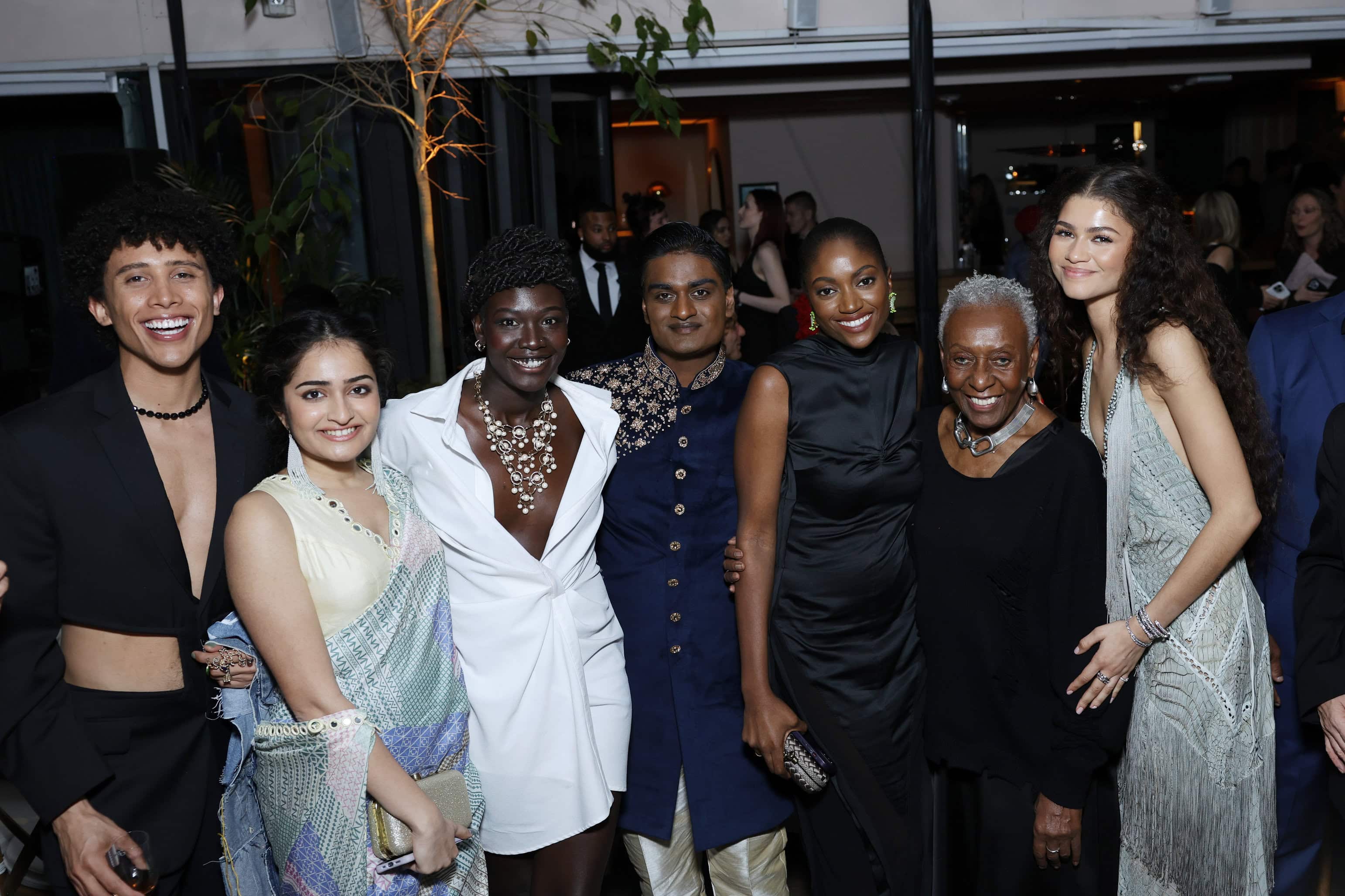 group portrait at Green Carper Fashion Awards, fashion photography