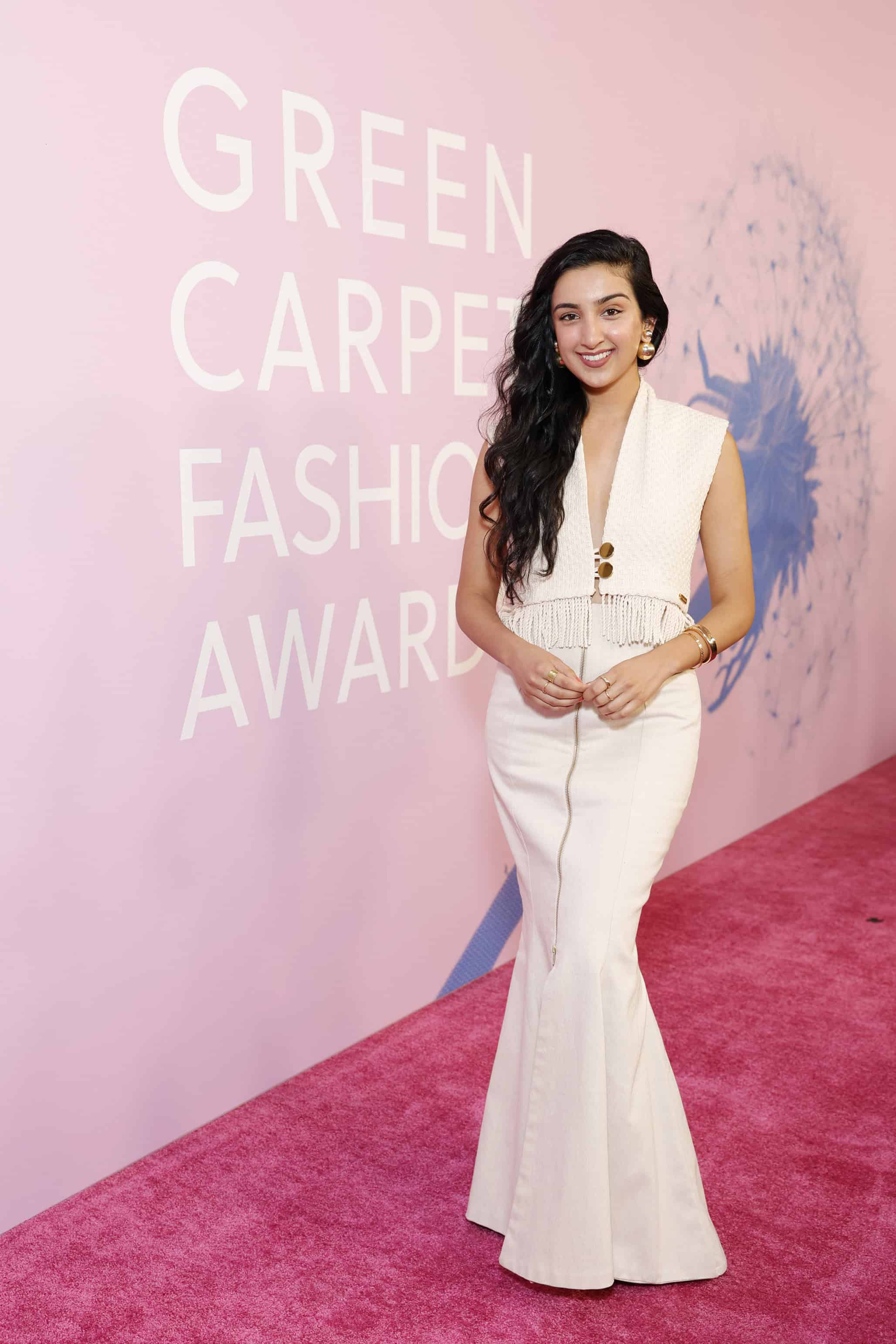 Aditi Mayer on red carpet at Green Carper Fashion Awards, fashion photography