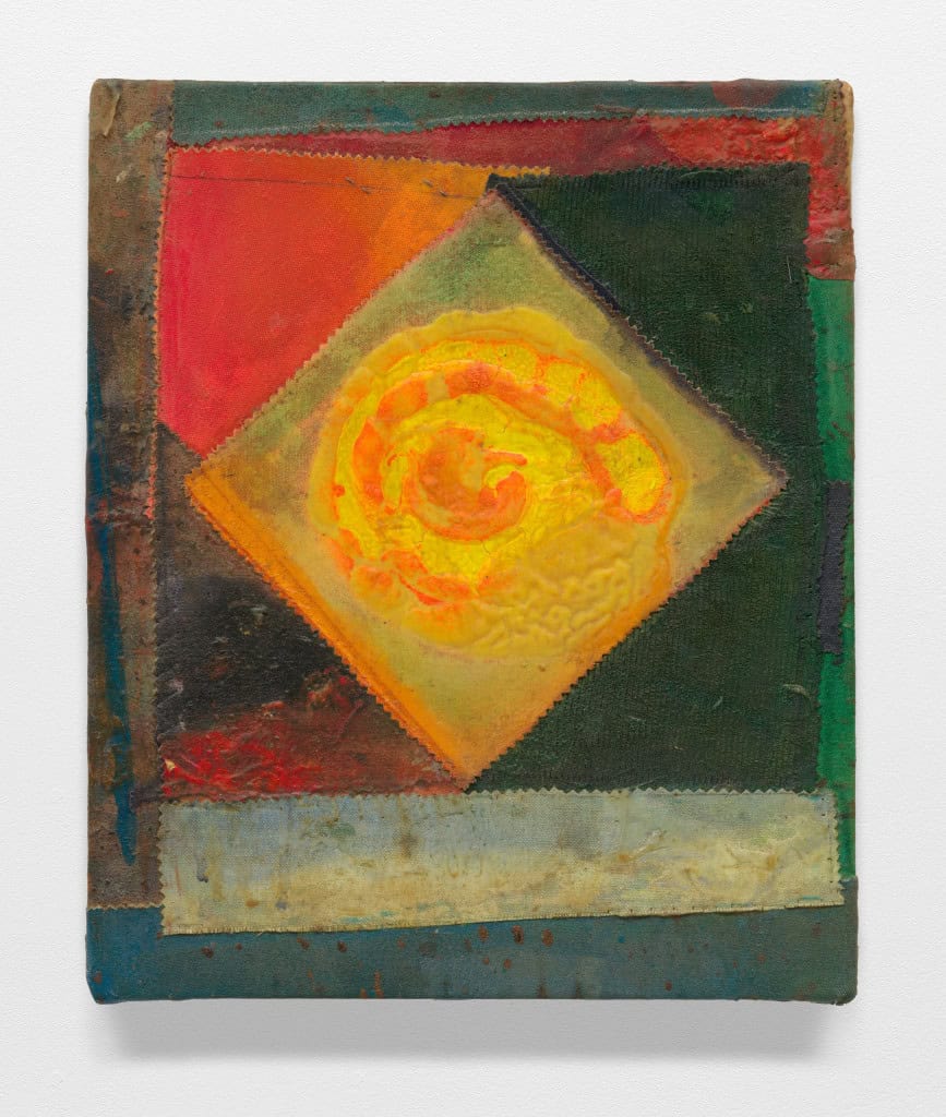 Frank Bowling Back to Snail 2000 Acrylic, acrylic gel on canvas with marouflage
