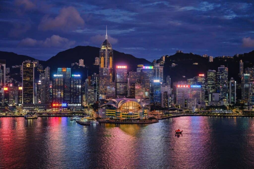 Hong Kong Skyline from Kimpton 