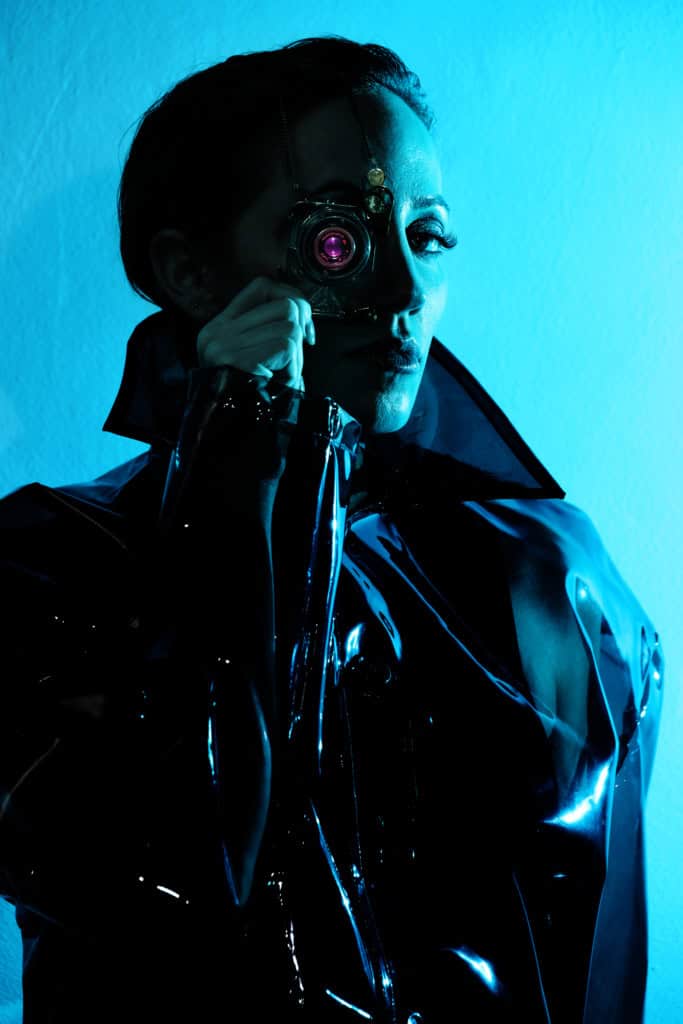 Wearing Jacket: Wangda, Top: Pier Antonio Gaspari, Necklace Let’s Curate.