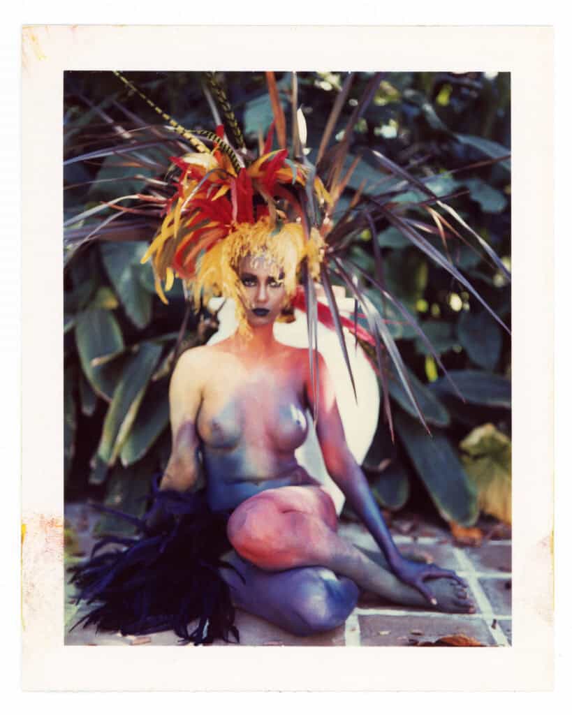 Iman Plaroid © Michel Haddi