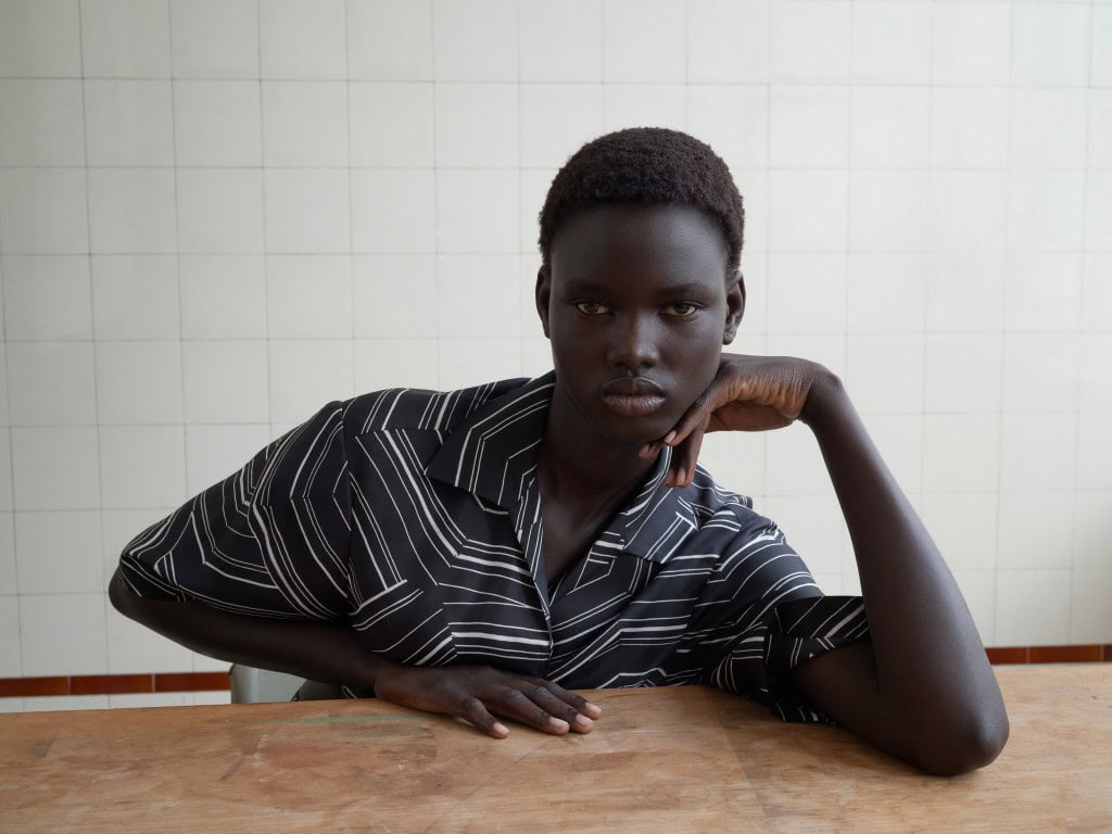 Louise Bourgeois x SANDRO beautiful black woman