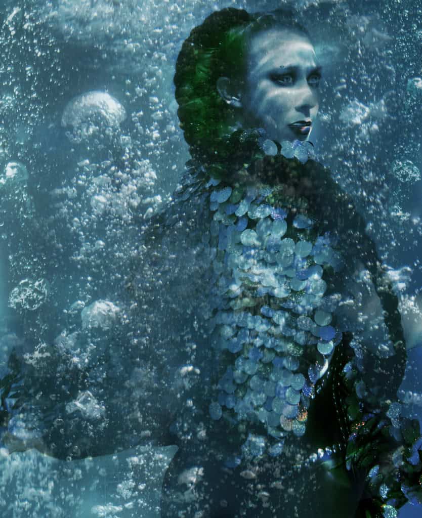 Under water fashion photography by Miranda Penn Turin