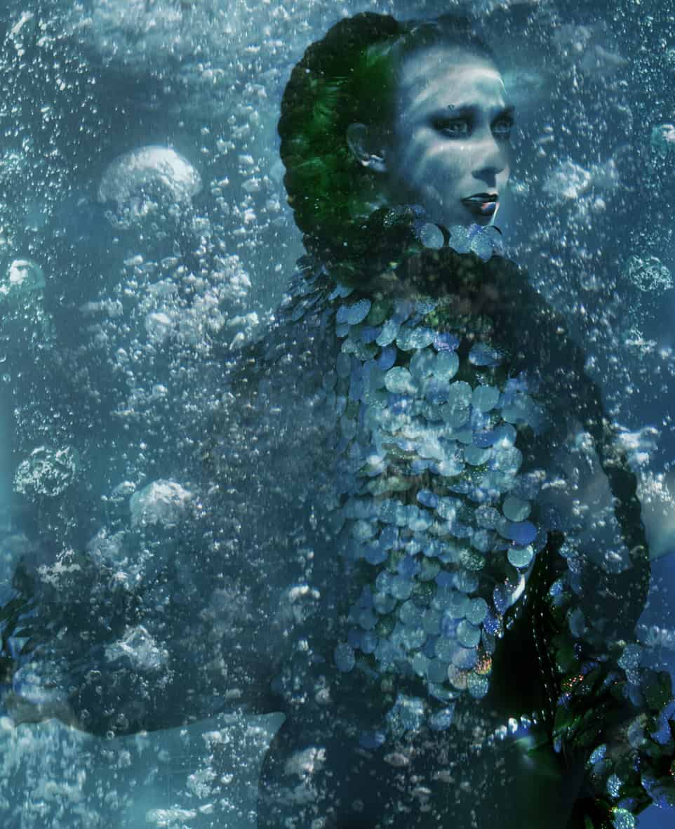 Under water fashion photography by Miranda Penn Turin