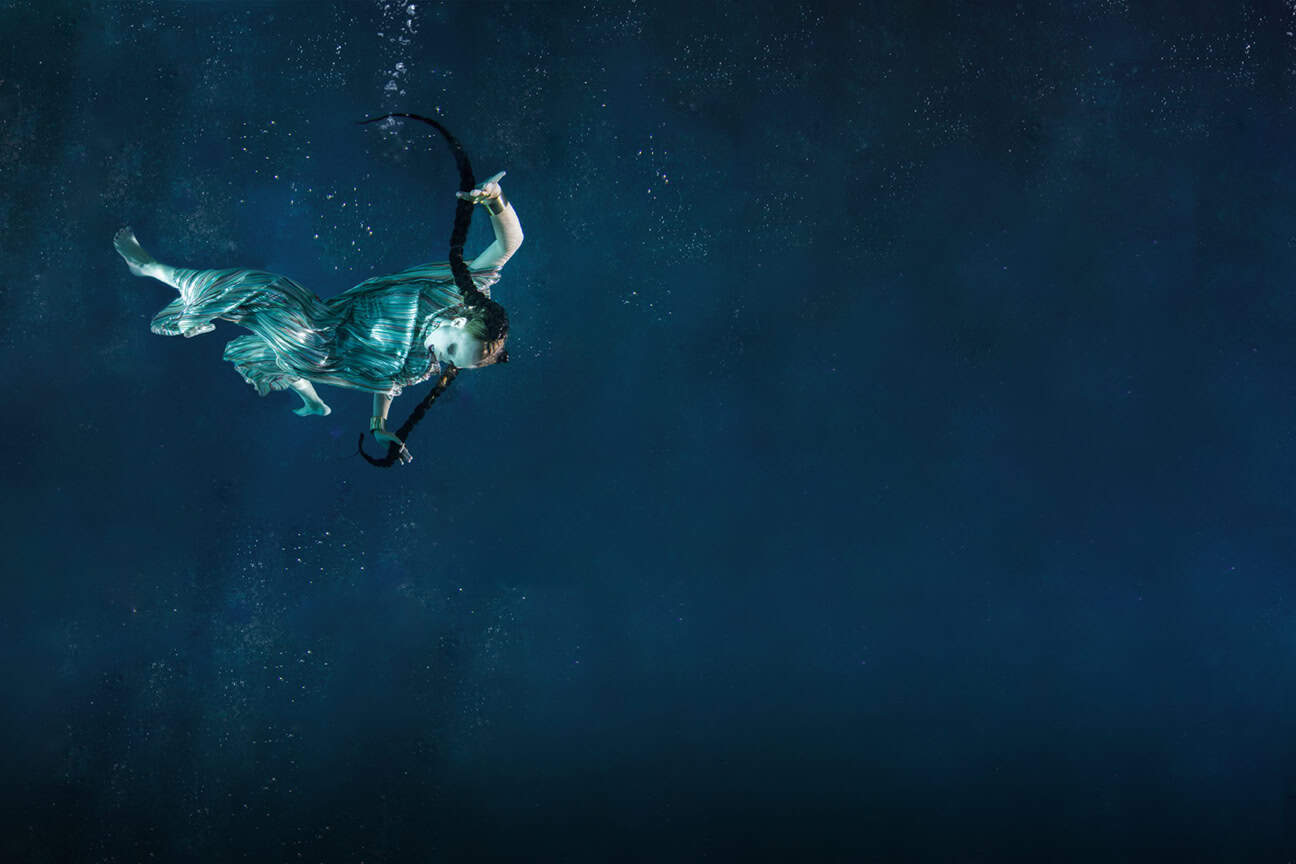 deep dive fashion photography by Miranda Penn Turin