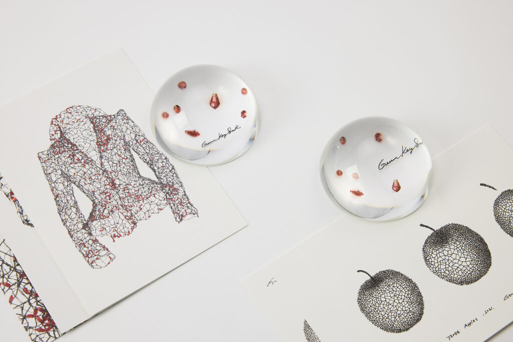 Drawing of the artiste Geum KeySook